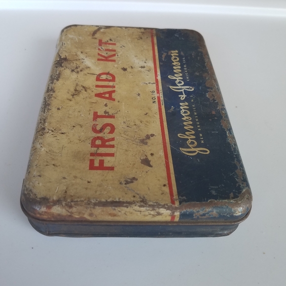 First Aid Kit Johnson & Johnson No. 16 Metal Box N - Picture 4 of 12